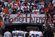 DENVER - SEPTEMBER 16: The Oakland Raiders leave the field under a banner expressing the fans sentiments as the Denver Broncos defeated the Oakland Raiders 23-20 in overtime during week two NFL action at Invesco Field at Mile High on September 16, 2007 in Denver, Colorado. (Photo by Doug Pensinger/Getty Images)