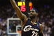 ORLANDO, FL - MAY 30:  LeBron James #23 of the Cleveland Cavaliers watches his shot against the Orlando Magic in Game Six of the Eastern Conference Finals during the 2009 Playoffs at Amway Arena on May 30, 2009 in Orlando, Florida. NOTE TO USER: User expressly acknowledges and agrees that, by downloading and or using this photograph, User is consenting to the terms and conditions of the Getty Images License Agreement  (Photo by Elsa/Getty Images)