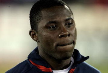 COMMERCE CITY, CO - NOVEMBER 19:  Freddy Adu #10 of the USA takes the field for player introductions prior to facing Guatemala during their semifinal round FIFA World Cup qualifier match at Dick's Sporting Goods Park on November 19, 2008 in Commerce City, Colorado. USA defeated Guatemala 2-0.  (Photo by Doug Pensinger/Getty Images)