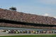 TALLADEGA, AL - APRIL 26:  Juan Pablo Montoya, driver of the #42 Tums Dual Action Chevrolet, leads the field to the green flag during the NASCAR Sprint Cup Series Aaron's 499 at Talladega Superspeedway on April 26, 2009 in Talladega, Alabama.  (Photo by Todd Warshaw/Getty Images)