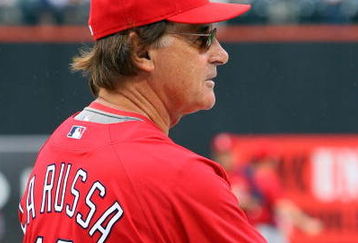 NEW YORK - JUNE 22:  Manager Tony LaRussa #10 of the St. Louis Cardinals looks on during batting practice before playing the New York Mets on June 22, 2009 at Citi Field in the Flushing neighborhood of the Queens borough of New York City.  (Photo by Jim McIsaac/Getty Images)