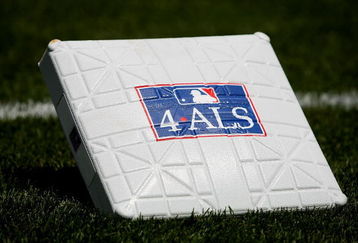 NEW YORK - JULY 04: First base, dedicated to the disease Amyotrophic Lateral Sclerosis (ALS) often referred to as 'Lou Gehrig's Disease'  is seen prior to the game between the New York Yankees and the Toronto Blue Jays on July 4, 2009 at Yankee Stadium in the Bronx borough of New York City.  (Photo by Nick Laham/Getty Images)