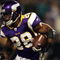 MINNEAPOLIS - JANUARY 4:   Adrian Peterson #28 of the Minnesota Vikings carries the ball in the first half against the Philadelphia Eagles during the NFC Wild Card playoff game on January 4,2009 at the Hubert H. Humphrey Metrodome in Minneapolis, Minnesota. (Photo by Elsa/Getty Images)