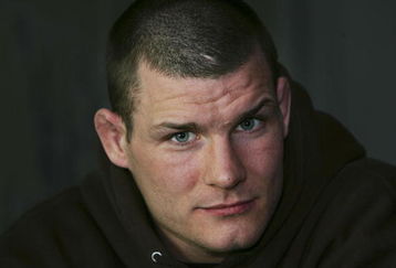MANCHESTER, UNITED KINGDOM - APRIL 19:  British Ultimate Fighting Champion Michael Bisping poses for photographs before his fight against Australian Elvis Sinosic in the Ultimate Fighting Championship on 19 April, 2007, Manchester, England. Ultimate fighting, a mixture of martial arts is claimed to be one of the world's fastest growing sports and the largest championship in Britain is to be staged at Manchester's MEN arena on 21st April.  (Photo by Christopher Furlong/Getty Images)