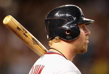 PHOENIX - MAY 08:  Adam Dunn #44 of the Washington Nationals waits to bat during the game against the Arizona Diamondbacks at Chase Field on May 8, 2009 in Phoenix, Arizona. The Nationals defeated the Diamondbacks 5-4.  (Photo by Christian Petersen/Getty Images)