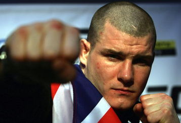 MANCHESTER, UNITED KINGDOM - FEBRUARY 23:  British Ultimate Fighting Champion Michael Bisping poses for photographs during the photocall to announce the arrival of Ultimate Fighting Championship bouts in the UK. 23 February, 2007, Manchester, England. Ultimate fighting, a mixture of martial arts is claimed to be one of the world's fastest growing sports and the largest championship in Britain is to be staged at Manchester's MEN arena on 21st April.  (Photo by Christopher Furlong/Getty Images)