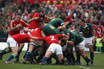 JOHANNESBURG, SOUTH AFRICA - JULY 04:  The Lions pack causes problems for South Africa during the Third Test match between South Africa and the British and Irish Lions at Ellis Park Stadium on July 4, 2009 in Johannesburg, South Africa.  (Photo by David Rogers/Getty Images)
