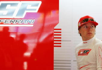 ISTANBUL, TURKEY - JUNE 05:  Kimi Raikkonen of Finland and Ferrari is seen in his team garage during practice for the Turkish Formula One Grand Prix at Istanbul Park on June 5, 2009, in Istanbul, Turkey.  (Photo by Mark Thompson/Getty Images)