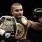 LAS VEGAS - OCTOBER 07:  Vic Darchinyan celebrates his 6th round TKO victory over Glenn Donaire during the IBF/IBO Flywieght Championship bout on October 7, 2006 at the Mandalay Bay Event Center in Las Vegas, Nevada.  (Photo by Jonathan Ferrey/Getty Images)