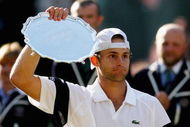 WIMBLEDON, ENGLAND - JULY 05: Andy Roddick of USA looks despondent after defeat during the men's singles final match against Roger Federer of Switzerland on Day Thirteen of the Wimbledon Lawn Tennis Championships at the All England Lawn Tennis and Croquet Club on July 5, 2009 in London, England. Federer won 5-7, 7-6, 7-6, 3-6, 16-14. (Photo by Paul Gilham/Getty Images)