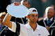WIMBLEDON, ENGLAND - JULY 05:  Andy Roddick of USA looks despondent after defeat during the men's singles final match against Roger Federer of Switzerland on Day Thirteen of the Wimbledon Lawn Tennis Championships at the All England Lawn Tennis and Croquet Club on July 5, 2009 in London, England. Federer won 5-7, 7-6, 7-6, 3-6, 16-14.  (Photo by Paul Gilham/Getty Images)
