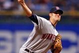 ST. PETERSBURG, FL - SEPTEMBER 19: Starting pitcher Nick Blackburn #53 of the Minnesota Twins pitches against the Tampa Bay Rays during the game on September 19, 2008 at Tropicana Field in St. Petersburg, Florida. (Photo by J. Meric/Getty Images)