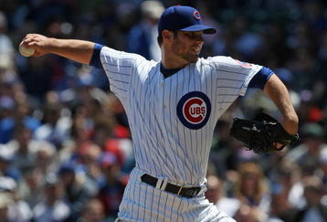 CHICAGO - MAY 16: Starting pitcher Randy Wells #36 of the Chicago Cubs delivers the ball during a game against the Houston Astros on May 16, 2009 at Wrigley Field in Chicago, Illinois. The Cubs defeated the Astros 5-4. (Photo by Jonathan Daniel/Getty Images)