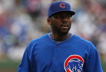 CHICAGO - MAY 27: Milton Bradlery #21 of the Chicago Cubs warms-up before a game against the Pittsburgh Pirates on May 27, 2009 at Wrigley Field in Chicago, Illinois. The Cubs defeated the Pirates 5-2.  (Photo by Jonathan Daniel/Getty Images)