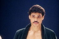 1985-1986:  Alexis Arguello looks on during a bout. Mandatory Credit: Allsport  /Allsport