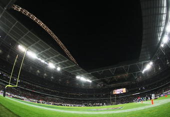 LONDON - OCTOBER 26: A general view ahead of the Bridgestone International Series NFL match between San Diego Chargers and New Orleans Saints at Wembley Stadium on October 26, 2008 in London, England.  (Photo by Nick Laham/Getty Images)