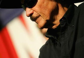 CONCORD, NC - JANUARY 24:  Richard Petty answers questions from the media during the Lowes Motor Speedway Tour Press Conference on January 24, 2005 at the NASCAR Research & Development Center in Concord, North Carolina.  (Photo by Streeter Lecka/Getty Images for NASCAR)