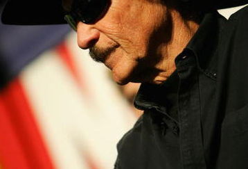 CONCORD, NC - JANUARY 24:  Richard Petty answers questions from the media during the Lowes Motor Speedway Tour Press Conference on January 24, 2005 at the NASCAR Research & Development Center in Concord, North Carolina.  (Photo by Streeter Lecka/Getty Images for NASCAR)