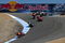 MONTEREY, CA - JULY 5:  Dani Pedrosa of Spain leads the field at the start of the Moto GP Red Bull U. S. Grand Prix at the Mazda Raceway Laguna Seca on July 5, 2009 in Monterey, California.  (Photo by Robert Laberge/Getty Images)