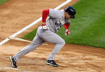 NEW YORK - MAY 05:  Jeff Bailey #55 of the Boston Red Sox runs against the New York Yankees on May 5, 2009 at Yankee Stadium in the Bronx borough of New York City. The Red Sox defeated the Yankees 7-3.  (Photo by Jim McIsaac/Getty Images)