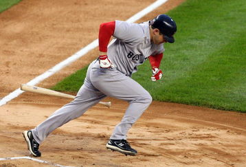NEW YORK - MAY 05:  Jeff Bailey #55 of the Boston Red Sox runs against the New York Yankees on May 5, 2009 at Yankee Stadium in the Bronx borough of New York City. The Red Sox defeated the Yankees 7-3.  (Photo by Jim McIsaac/Getty Images)