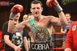 MASHANTUCKET, CT - APRIL 25:  Carl Froch celebrates after defeating Jermain Taylor in the 12th round during their WBC Super Middleweight Championship bout at the MGM Grand at Foxwoods on April 25, 2009 in Mashantucket, Connecticut.  (Photo by Nick Laham/Getty Images)