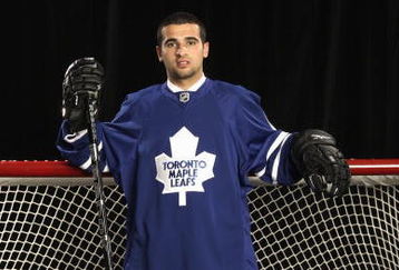 MONTREAL , QC - JUNE 26: Nazem Kadri poses for a portrait after being selected seventh overall by the Toronto Maple Leafs during the first round of the 2009 NHL Entry Draft at the Bell Centre on June 26, 2009 in Montreal, Quebec, Canada. (Photo by Jamie Squire/Getty Images)