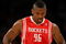 LOS ANGELES, CA - MAY 17:  Ron Artest #96 of the Houston Rockets looks down in the first quarter against the Los Angeles Lakers in Game Seven of the Western Conference Semifinals during the 2009 NBA Playoffs at Staples Center on May 17, 2009 in Los Angeles, California. NOTE TO USER: User expressly acknowledges and agrees that, by downloading and or using this photograph, User is consenting to the terms and conditions of the Getty Images License Agreement.  (Photo by Stephen Dunn/Getty Images)