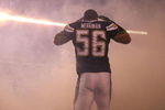 SAN DIEGO - DECEMBER 24:  Shawne Merriman #56 of the San Diego Chargers enters the game against the Denver Broncos during the first half of their NFL game at Qualcomm Stadium December 24, 2007 in San Diego, California.  (Photo by Donald Miralle/Getty Images)