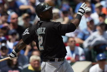 CHICAGO - MAY 2:  Hanley Ramirez #2 of the Florida Marlins bats against the Chicago Cubs during the game on May 2, 2009 at Wrigley Field in Chicago, Illinois. (Photo by Jonathan Daniel/Getty Images) 