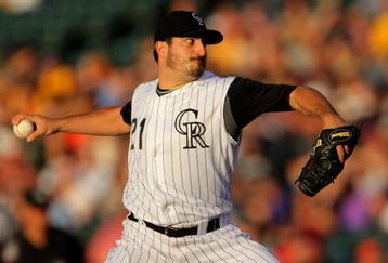 DENVER - JULY 06:  Starting pitcher Jason Marquis #21 of the Colorado Rockies delivers against the Washington Nationals during MLB action at Coors Field on July 6, 2009 in Denver, Colorado. Marquis earned the win as the Rockies defeated the Nationals 1-0.  (Photo by Doug Pensinger/Getty Images)