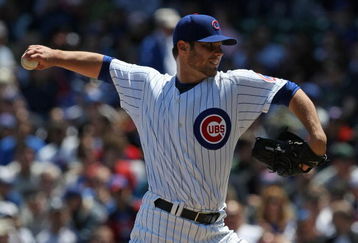 CHICAGO - MAY 16: Starting pitcher Randy Wells #36 of the Chicago Cubs delivers the ball during a game against the Houston Astros on May 16, 2009 at Wrigley Field in Chicago, Illinois. The Cubs defeated the Astros 5-4. (Photo by Jonathan Daniel/Getty Images)