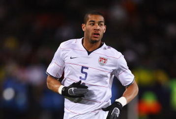 JOHANNESBURG, SOUTH AFRICA - JUNE 28:  Oguchi Onyewu of USA in action during the FIFA Confederations Cup Final between USA and Brazil at the Ellis Park Stadium on June 28, 2009 in Johannesburg, South Africa.  (Photo by Alex Livesey/Getty Images)