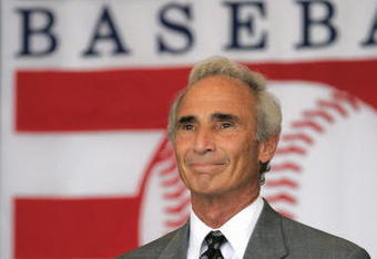 COOPERSTOWN, NY - JULY 31: Hall of Famer Sandy Koufax attends the Baseball Hall of Fame Induction ceremony on July 31, 2005 at the Clark Sports Complex in Cooperstown, New York.  (Photo by Ezra Shaw/Getty Images)