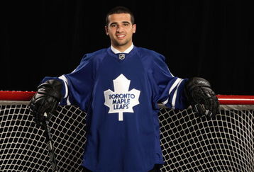 MONTREAL , QC - JUNE 26: Nazem Kadri poses for a portrait after being selected seventh overall by the Toronto Maple Leafs during the first round of the 2009 NHL Entry Draft at the Bell Centre on June 26, 2009 in Montreal, Quebec, Canada. (Photo by Jamie Squire/Getty Images)
