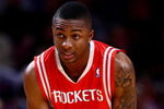 NEW YORK - JANUARY 26:  Von Wafer #13 of the Houston Rockets looks on against the New York Knicks on January 26, 2009 at Madison Square Garden in New York City.  NOTE TO USER: User expressly acknowledges and agrees that, by downloading and/or using this Photograph, User is consenting to the terms and conditions of the Getty Images License Agreement.  (Photo by Chris McGrath/Getty Images)