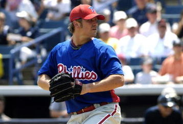 TAMPA, FL - APRIL 01:  Pitcher Kyle Drabek #96 of the Philadelphia Phillies starts against the New York Yankees at George Steinbrenner Field April 1, 2009 in Tampa, Florida.  (Photo by Al Messerschmidt/Getty Images)