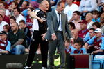 BIRMINGHAM, ENGLAND - MAY 24:  Newcastle United manager Alan Shearer (R) and his assistant manager Iain Dowie react during the Barclays Premier League match between Aston Villa and Newcastle United at Villa Park on May 24, 2009 in Birmingham, England. Newcastle United were relegated after their 0-1 defeat by Aston Villa.  (Photo by Michael Steele/Getty Images)
