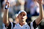 INDIAN WELLS, CA - MARCH 20:  Andy Roddick  acknowledges the crowd after defeating Novak Djokovic of Serbia during the BNP Paribas Open at the Indian Wells Tennis Garden March 20, 2009 in Indian Wells, California.  (Photo by Matthew Stockman/Getty Images)