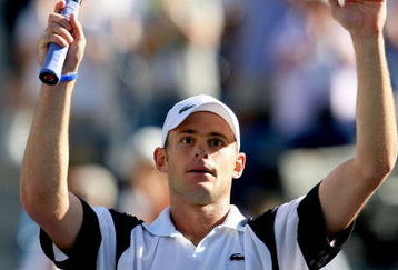 INDIAN WELLS, CA - MARCH 20:  Andy Roddick  acknowledges the crowd after defeating Novak Djokovic of Serbia during the BNP Paribas Open at the Indian Wells Tennis Garden March 20, 2009 in Indian Wells, California.  (Photo by Matthew Stockman/Getty Images)