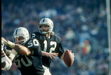 9 Dec 1979:  Quarterback Ken Stabler of the Oakland Raiders prepares to pass the ball during a game against the Cleveland Browns at the Oakland-Alameda County Coliseum in Oakland, California.  The Raiders won the game 19-14. Mandatory Credit: Allsport  /A