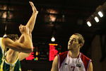 AUCKLAND, NEW ZEALAND - JULY 08:  Mario Delas of Croatia takes the ball to the hoop during the U19 Basketball World Championships match between Australia and Croatia at North Shore Events Centre on July 8, 2009 in Auckland, New Zealand.  (Photo by Hannah Johnston/Getty Images)