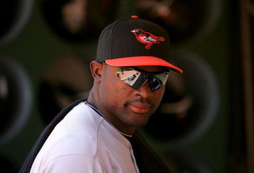 OAKLAND, CA - JUNE 07:  Felix Pie #18 of the Baltimore Orioles stands in the dugout before their game against the Oakland Athletics at the Oakland Coliseum on June 7, 2009 in Oakland, California.  (Photo by Ezra Shaw/Getty Images)