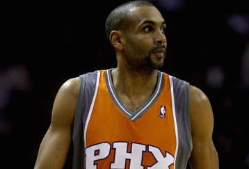 SAN ANTONIO - APRIL 22:  Grant Hill #33 of the Phoenix Suns walks across the court in Game Two of the Western Conference Quarterfinals against the San Antonio Spurs during the 2008 NBA Playoffs at the AT&T Center on April 22, 2008 in San Antonio, Texas.  The Spurs won 102-96.  NOTE TO USER: User expressly acknowledges and agrees that, by downloading and or using this photograph, User is consenting to the terms and conditions of the Getty Images License Agreement. (Photo by Ronald Martinez/Getty Images)  