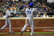 NEW YORK - JULY 07:  Manny Ramirez #99 of the Los Angeles Dodgers reacts after striking out in the fifth inning against the New York Mets on July 7, 2009 at Citi Field in the Flushing neighborhood of the Queens borough of New York City.  (Photo by Jim McIsaac/Getty Images)
