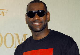 NEW YORK - JUNE 16:  NBA basketball player, Lebron James visits the hand and foot spa at Carol's Daughter on June 16, 2009 in New York City.  (Photo by Joe Corrigan/Getty Images)