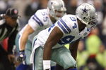 IRVING, TX - DECEMBER 20:  DeMarcus Ware #94 of the Dallas Cowboys lines up on the right side of the defense during their NFL game against the Baltimore Ravens at Texas Stadium on December 20, 2008 in Irving, Texas. The Ravens defeated the Cowboys 33-24. (Photo by Ronald Martinez/Getty Images)