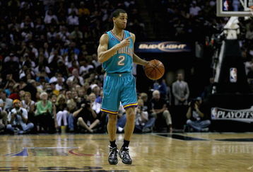 SAN ANTONIO - MAY 11:  Jannero Pargo #2 of the New Orleans Hornets brings the ball upcourt in the game against the San Antonio Spurs in Game Four of the Western Conference Semifinals during the 2008 NBA Playoffs on May 11, 2008 at the AT&T Center in San Antonio, Texas.  The Spurs won 100-80.  NOTE TO USER: User expressly acknowledges and agrees that, by downloading and or using this photograph, User is consenting to the terms and conditions of the Getty Images License Agreement. (Photo by Ronald Martinez/Getty Images)  