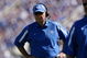 LEXINGTON, KY - OCTOBER 11:  Head Coach Rich Brooks of the Kentucky Wildcats looks on against the South Carolina Gamecocks during the game at Commonwealth Stadium on October 11, 2008 in Lexington, Kentucky. South Carolina defeated Kentucky 24-17.   (Photo by Andy Lyons/Getty Images)