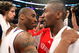 LOS ANGELES, CA - MAY 17: Kobe Bryant #24 of the Los Angeles Lakers hugs Ron Artest #96 of the Houston Rockets after the Lakers defeated the Rockets 89-70 in Game Seven of the Western Conference Semifinals during the 2009 NBA Playoffs at Staples Center on May 17, 2009 in Los Angeles, California. NOTE TO USER: User expressly acknowledges and agrees that, by downloading and or using this photograph, User is consenting to the terms and conditions of the Getty Images License Agreement. (Photo by Stephen Dunn/Getty Images)